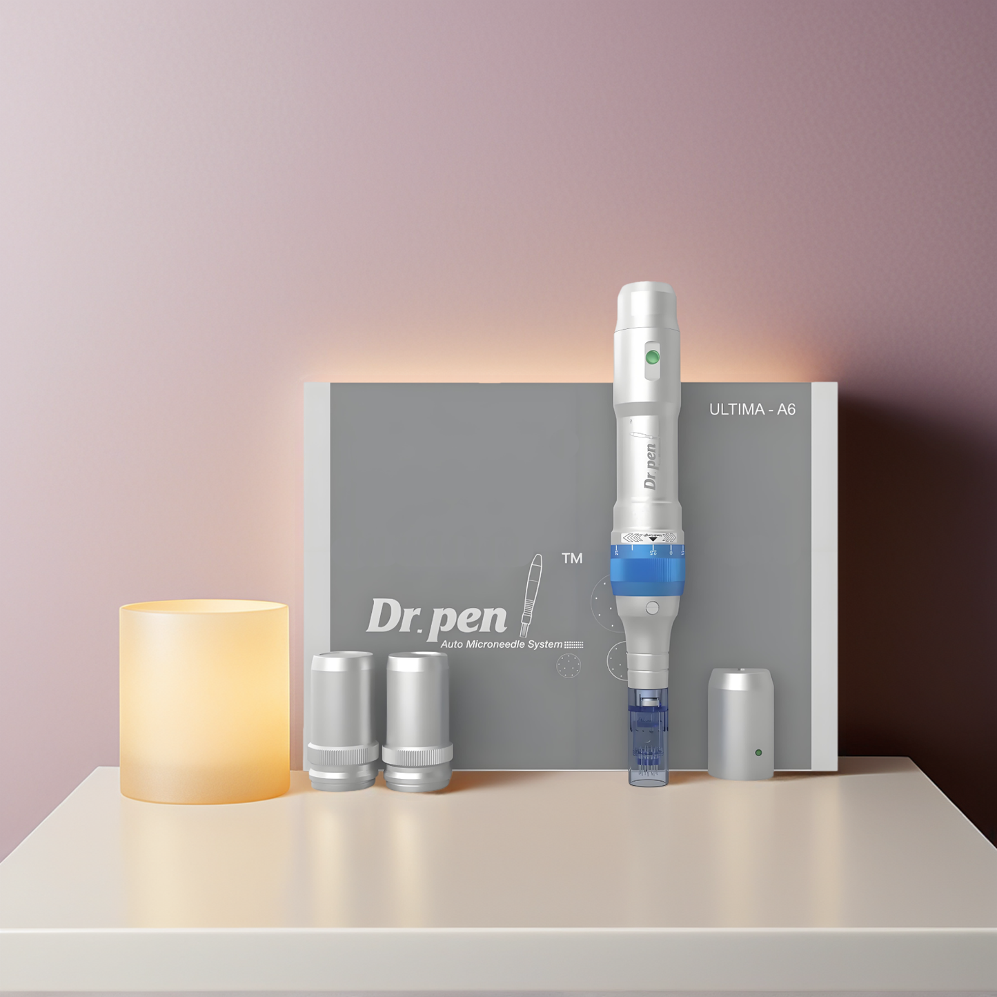 Dr. Pen A6 Professional Microneedling Pen - Includes 10 Pcs 12-Pin Replacement Cartridges