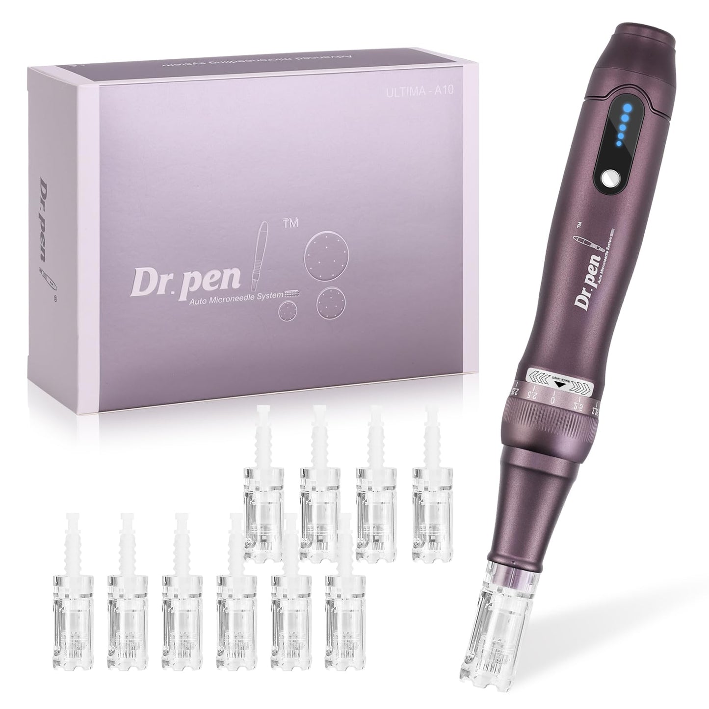 Dr. Pen A10  Wireless Microneedling Pen - Includes 10 Replacement Cartridges